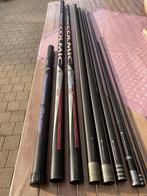 Te Koop 3 stuks COLMIC hengels Carp 1 x 10 en 2 x 11.5 meter, Ophalen, Gebruikt, Vaste hengel
