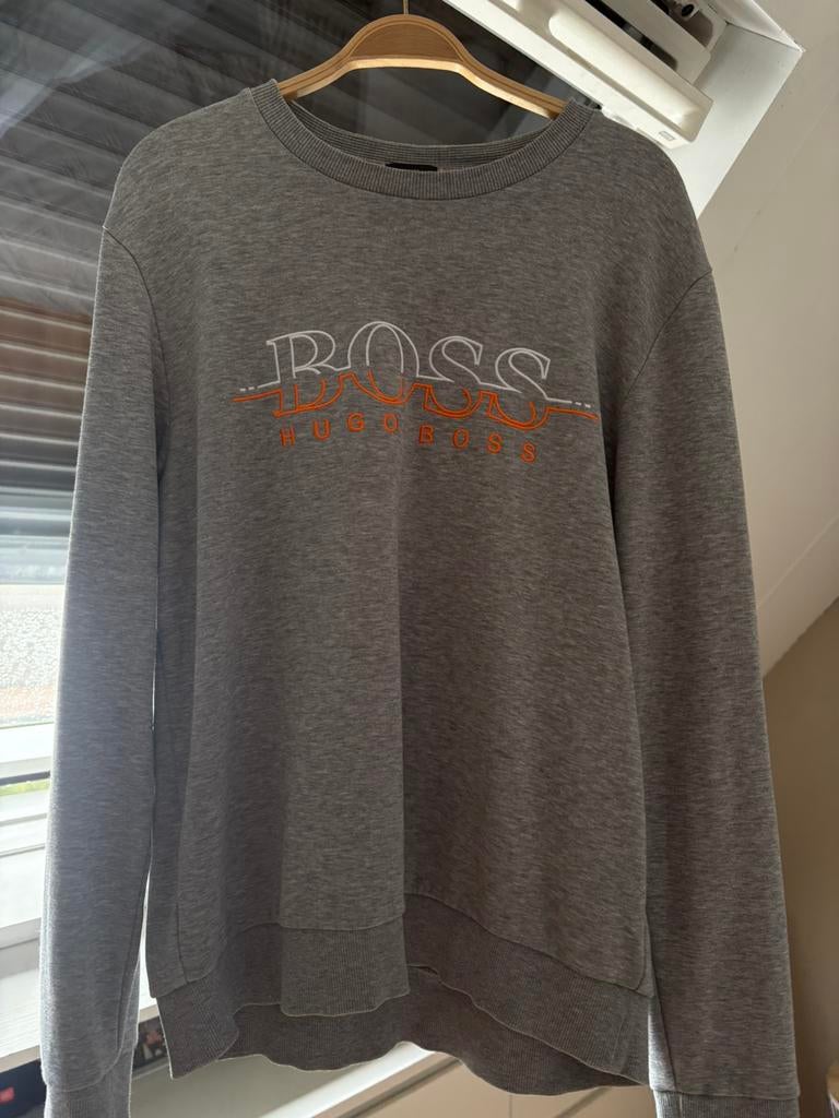 Hugo Boss Sweater, Kleding | Heren, Truien en Vesten, Ophalen of Verzenden, Zo goed als nieuw, Grijs