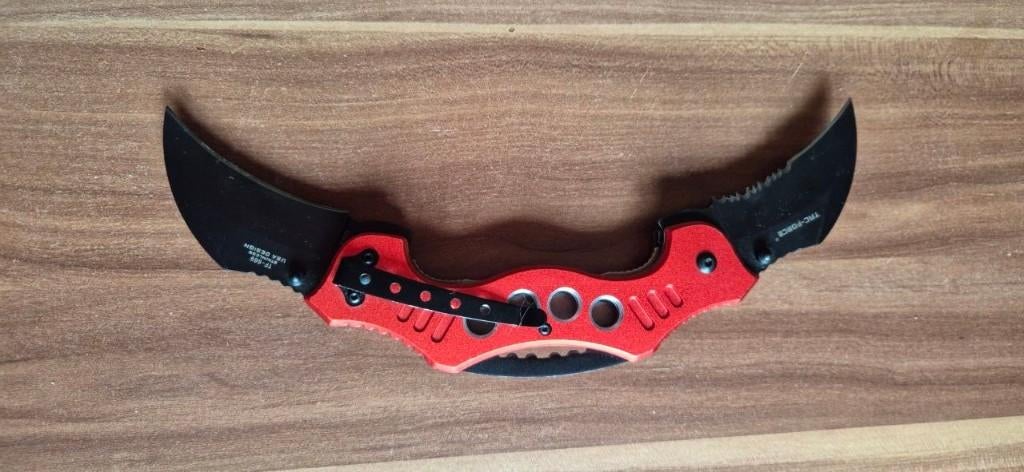 Tac force knife TF-669 - Dubbele mes, Ophalen of Verzenden, Landmacht, Overige gebieden, Mes of Dolk