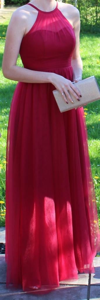 Galajurk rood, Kleding | Dames, Gelegenheidskleding, Ophalen, Galajurk, Maat 36 (S), Gedragen