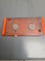 Vintage warmhoud rechaud met bloemmotief, Ophalen of Verzenden, Gebruikt