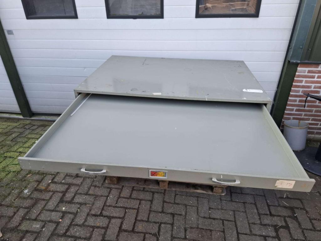 A 0 Tekening laden kast extra groot, Huis en Inrichting, Kasten | Ladekasten, Gebruikt, -, Metaal, -