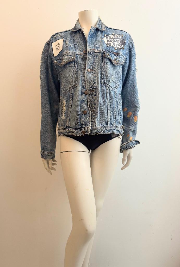 freakz du artz Wrangeler spijkerjasje 38, Ophalen of Verzenden, Zo goed als nieuw, Maat 38/40 (M), Blauw