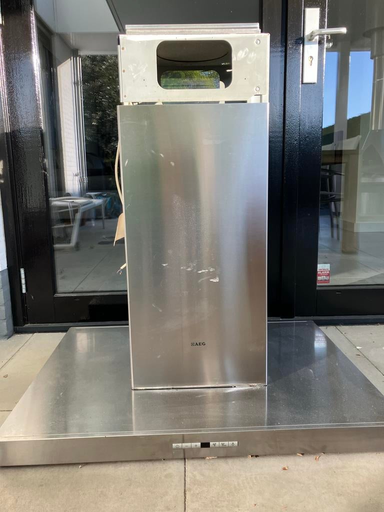 AEG Afzuigkap voor Kookeiland - RVS Design KAPOT, Ophalen, Gebruikt, Eilandschouwkap, Vrijstaand