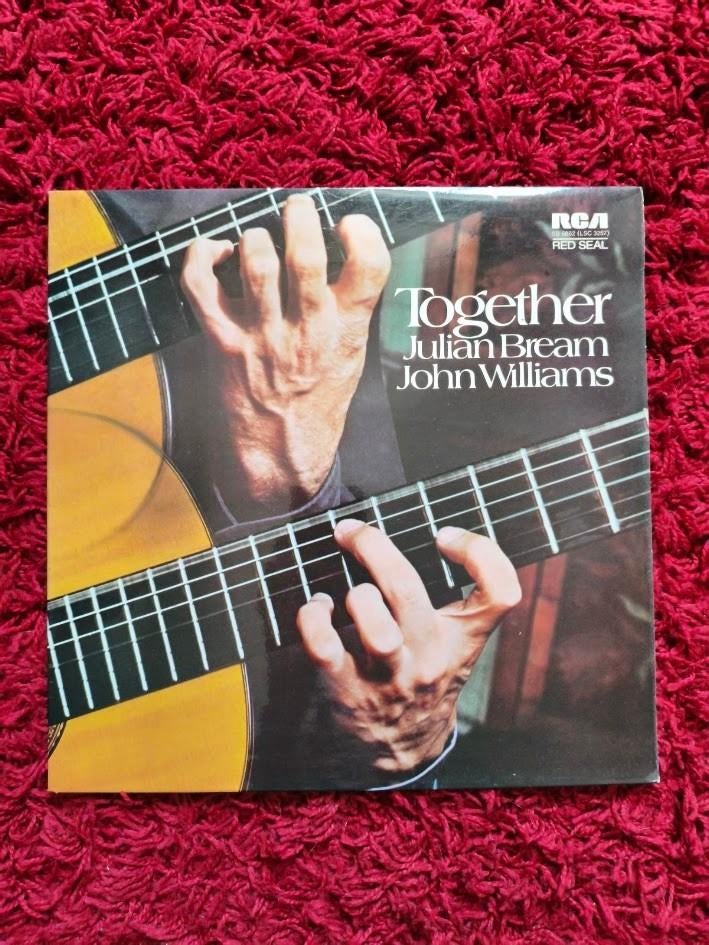 Julian Bream & John Williams – Together LP, Verzenden, Kamermuziek, Gebruikt, 12 inch