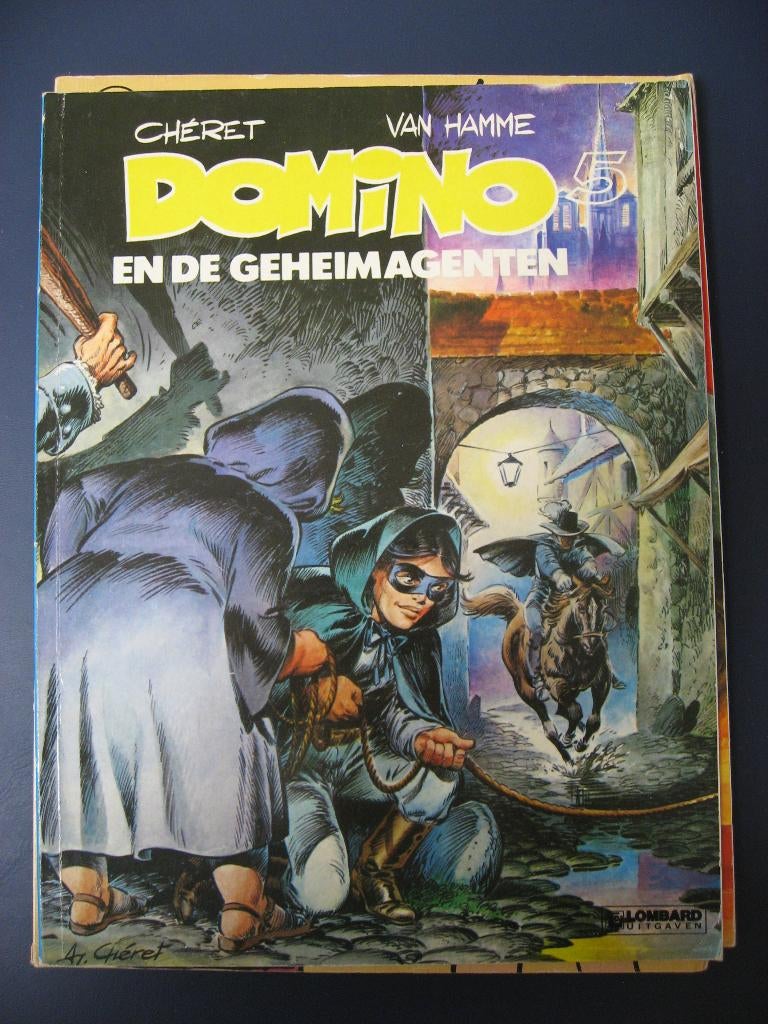 Domino en de geheimagenten. Nr 5. 1982., Boeken, Stripboeken, Eén stripboek, Ophalen of Verzenden, Gelezen