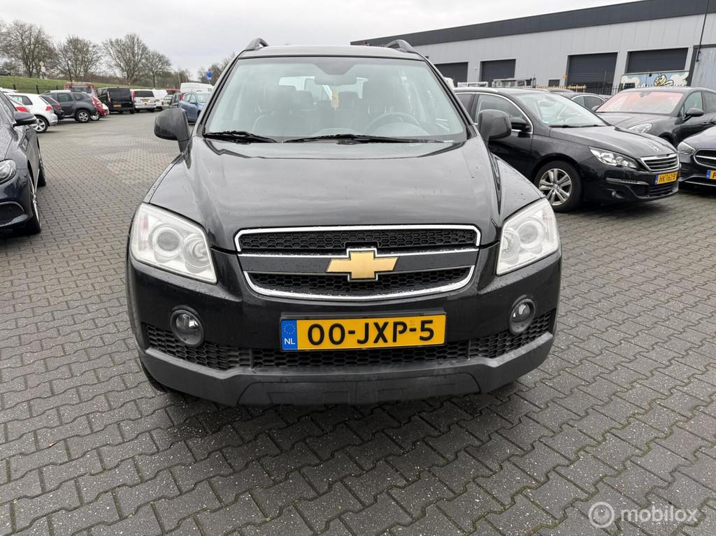 Chevrolet Captiva 2.4i Class 7 zits, Auto's, Chevrolet, Euro 5, 136 pk, Gebruikt, Zwart