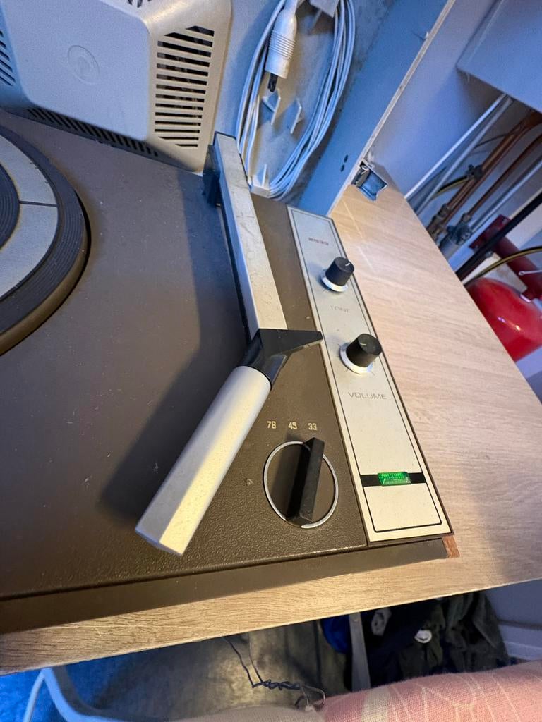 Oude Phonola platenspeler in koffer, Ophalen of Verzenden, Gebruikt, Platenspeler, Overige merken