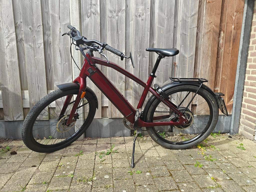 Stromer ST1 deep red NIEUWE ACCU 100%, Ophalen, Gebruikt, Stromer, 50 km per accu of meer