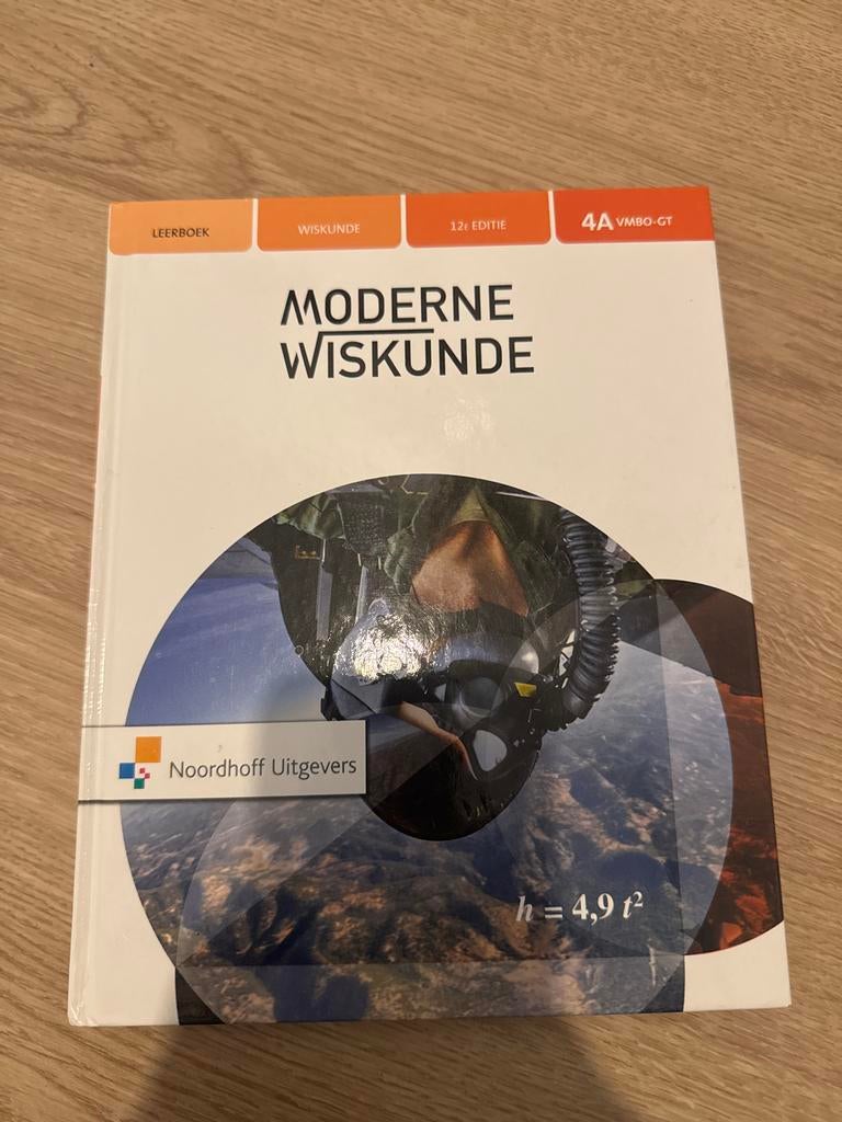 Moderne Wiskunde 4A VMBO-GT 12e editie, Boeken, Ophalen of Verzenden, Beta, Gelezen, MBO