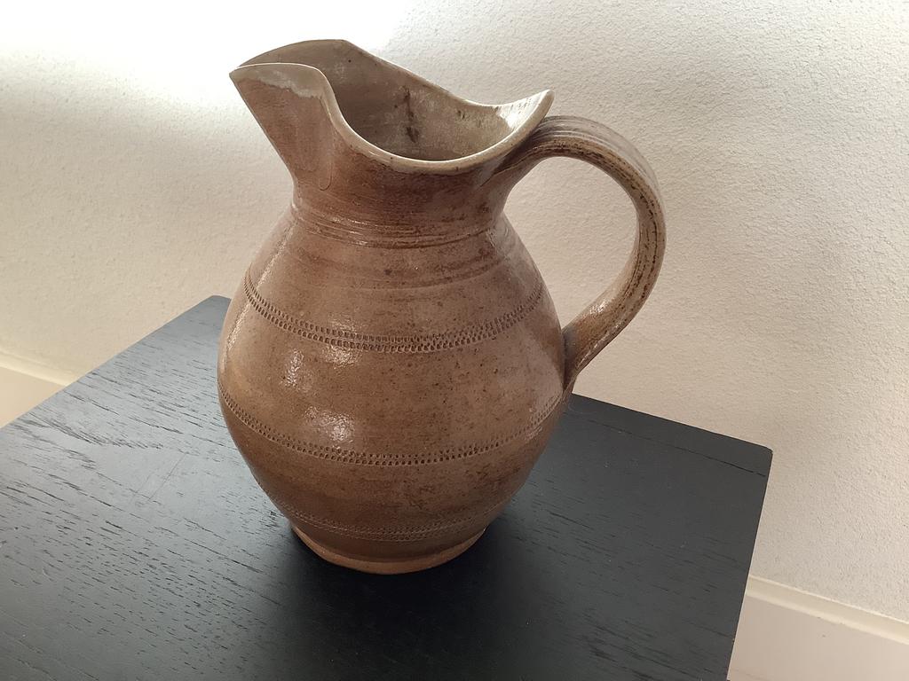 Oud gres aardewerk kruikje ( Frankrijk ), Ophalen of Verzenden
