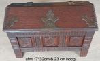 Miniatuur eikenhouten dekenkist, begin 19e eeuw, Ophalen of Verzenden