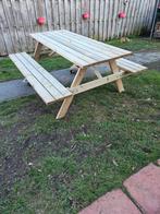 Picknicktafels geïmpregneerd Nieuwe in België Houthalen.H, Ophalen, Nieuw, Rechthoekig, Hout