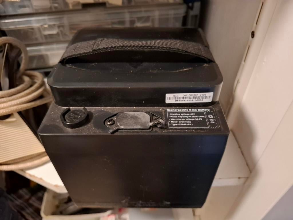 Lithium-ionaccu Bendi 48V 18Ah, Ophalen, Gebruikt, 46 km of meer, 10 km/u of minder