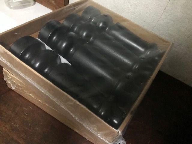 Bedpoten bed poten bed verhoger verhogen boxspring, Ophalen of Verzenden, Nieuw, Tweepersoons, Zwart