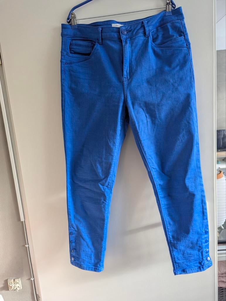 Paprika 7/8 model broek, blauw, maat 42/44 (L), Kleding | Dames, Broeken en Pantalons, Blauw, Maat 42/44 (L), Ophalen of Verzenden