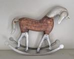 Vintage Hobbelpaard /Schommelpaard Decoratie - Metaal & Hout, Antiek en Kunst, Curiosa en Brocante, Ophalen of Verzenden