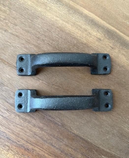 Gietijzeren handgreep Zwart, Ophalen of Verzenden