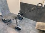 Zwarte BagBoy golftrolley 3 wielen SC-600 voetrem, Ophalen, Gebruikt, Golfkar, Overige merken