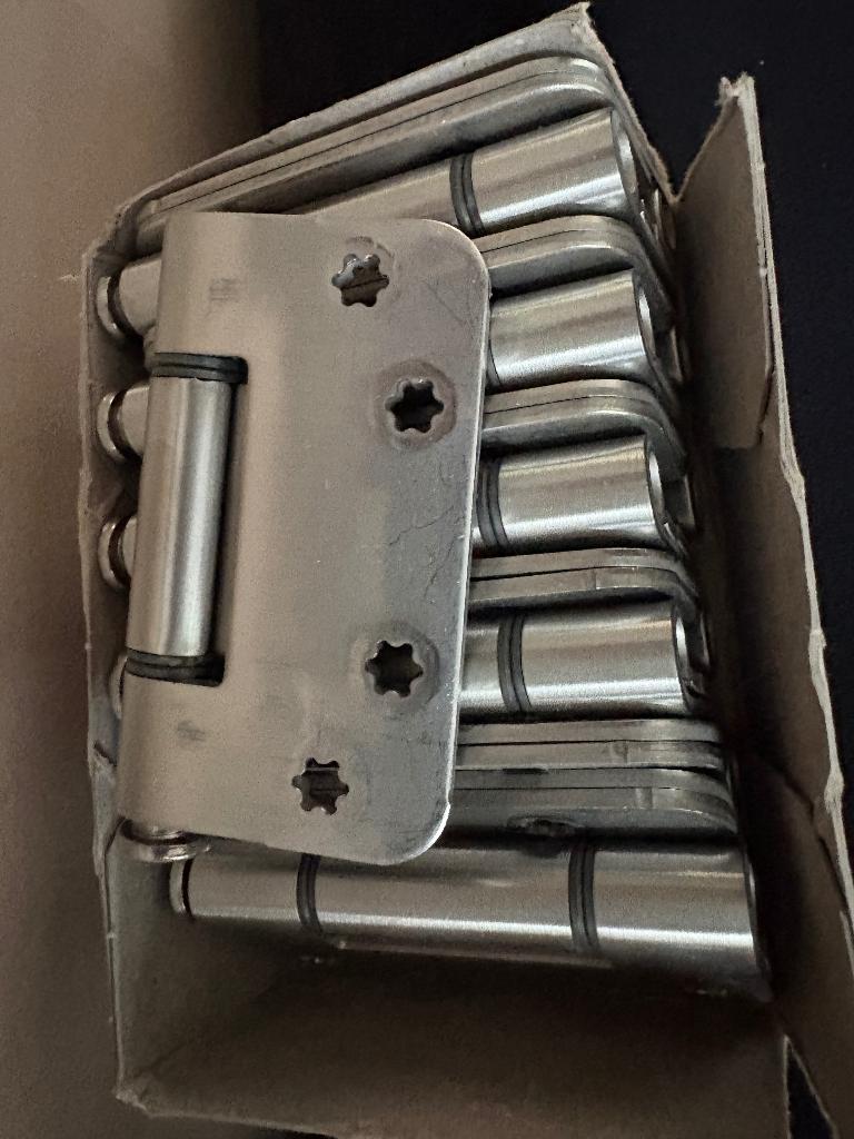 Scharnier RD 300 STD 89x89x3mm, Ophalen of Verzenden, Nieuw, Rvs, Scharnier