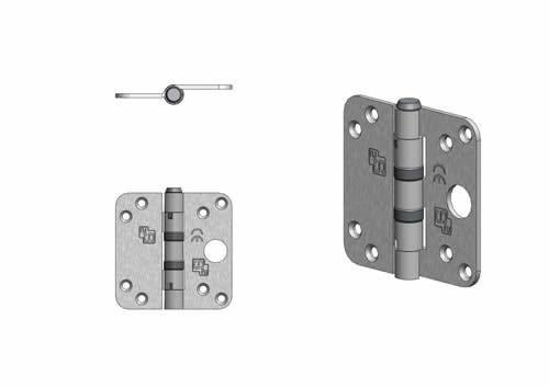 S2 kogellager scharnier HMR C 2131R-11 KGL 89x89x3 mm, Doe-het-zelf en Verbouw, Hang- en Sluitwerk, Ophalen of Verzenden, Nieuw