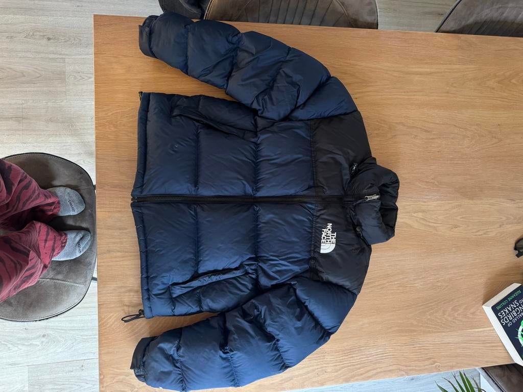 The Nort Face jas, Kleding | Heren, Jassen | Winter, Ophalen of Verzenden, Gedragen, Maat 48/50 (M), Blauw