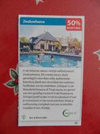 Zwaluwhoeve kortingsbon, Twee personen, Kortingsbon, Spa of Sauna