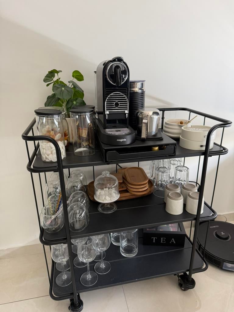Koffiekar, Ophalen, Zo goed als nieuw