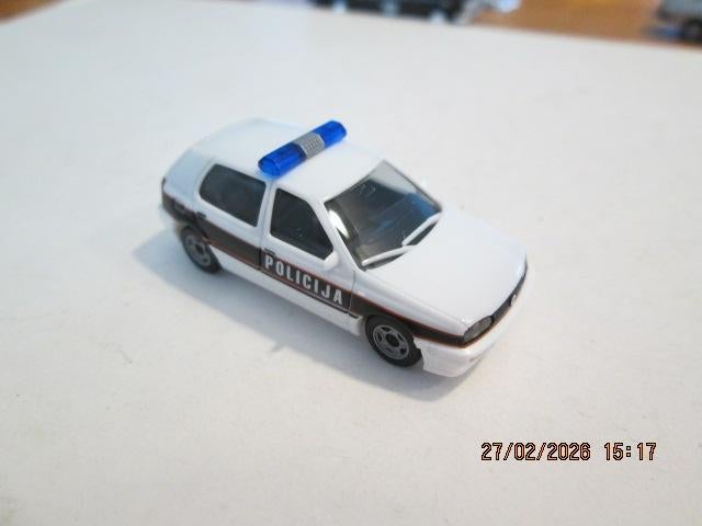 Herpa 188753 VW Golf 3 4d Policija Politie Bosnië/Servië, Ophalen of Verzenden, Zo goed als nieuw, Auto, Herpa