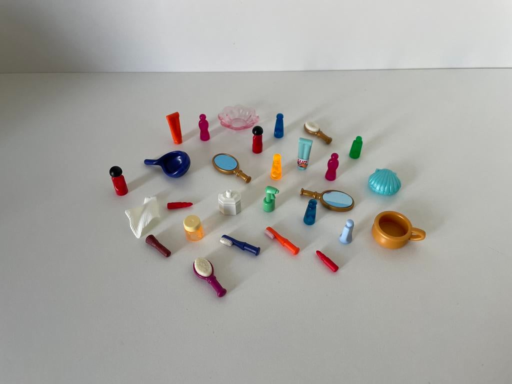 Playmobil mooie grote set badkamer accessoires 28 stuks, Ophalen of Verzenden, Los playmobil