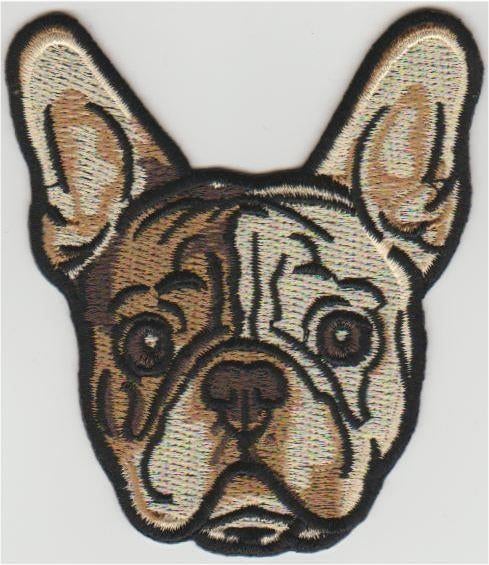 Franse Buldog stoffen opstrijk patch embleem #8, Ophalen of Verzenden, Nieuw