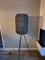vloerlamp zwart, Huis en Inrichting, Lampen | Vloerlampen, Ophalen, Zo goed als nieuw, Stof, 150 tot 200 cm