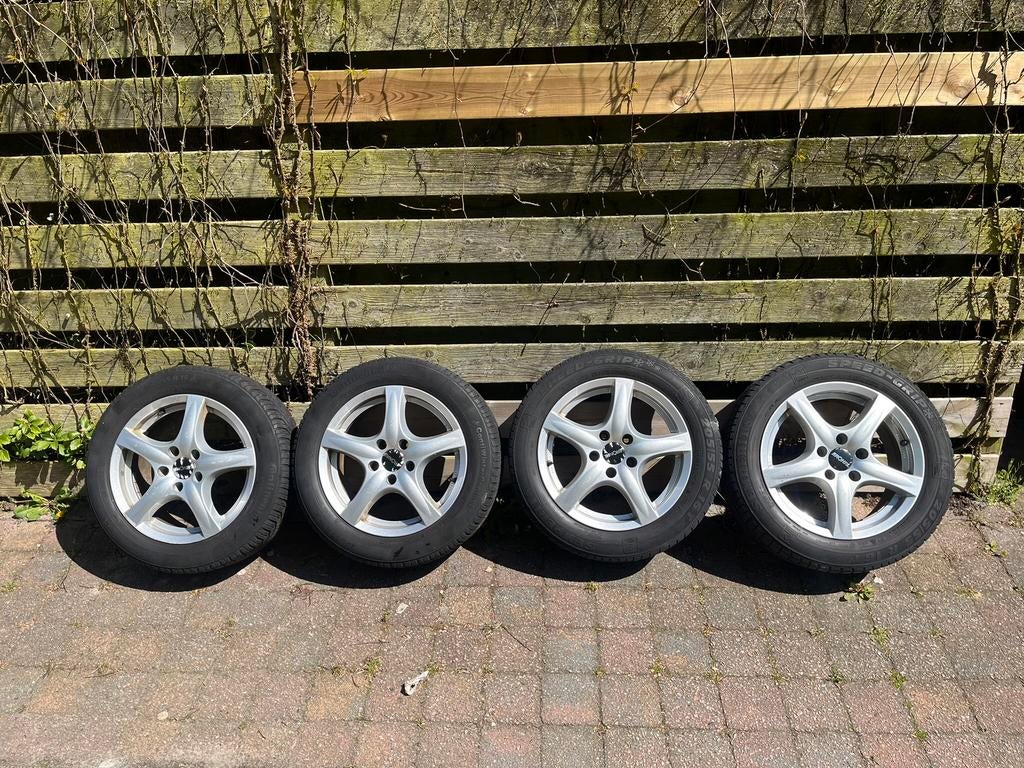 Winterbanden met velgen, Auto-onderdelen, Banden en Velgen, Ophalen, Gebruikt, 16 inch, Banden en Velgen