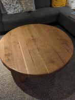 Salontafel eikenhout brutalist massief eiken gedisseld, Ophalen, Brutalist, Zo goed als nieuw, Minder dan 50 cm