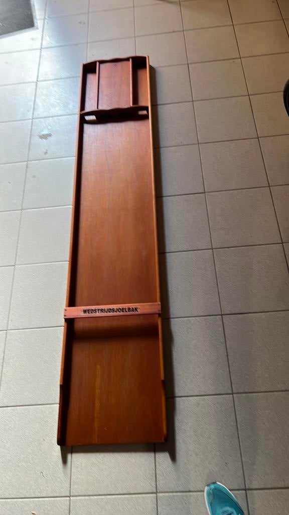 Sjoelbak 40x200, Hobby en Vrije tijd, Ophalen, Zo goed als nieuw