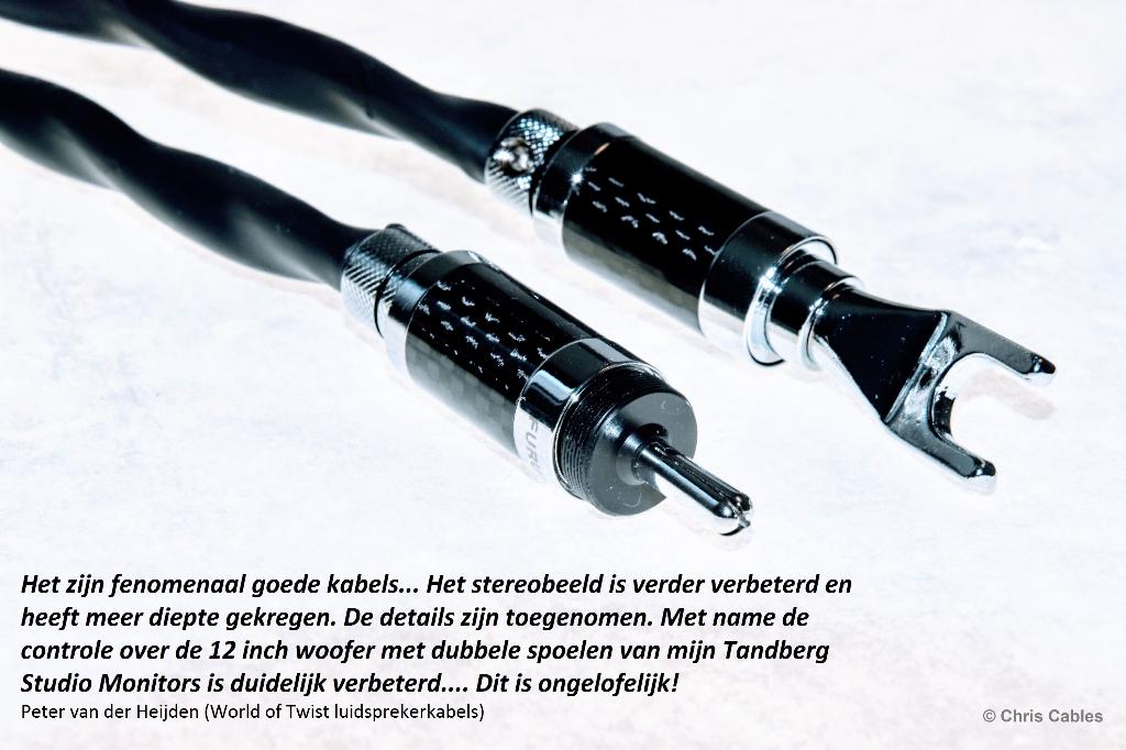 'World of Twist' 7AWG luidsprekerkabels van Chris Cables, Verzenden, Nieuw, 3451HB/44, 2 tot 5 meter