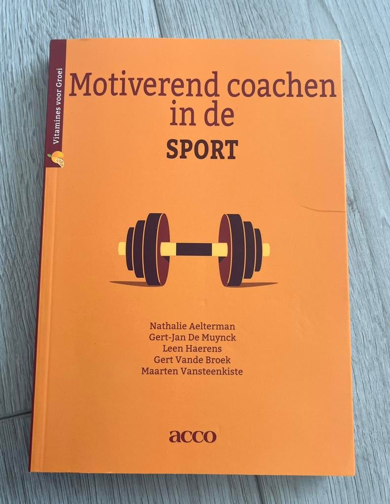 Motiverend coachen in de sport, Ophalen of Verzenden, Zo goed als nieuw, Overige niveaus, Overige vakken