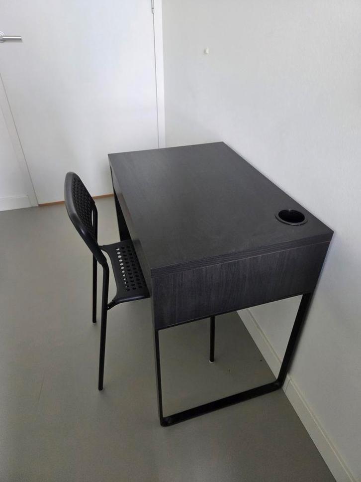 Bureau Micke (Ikea) zwart, Huis en Inrichting, Bureaus, Ophalen