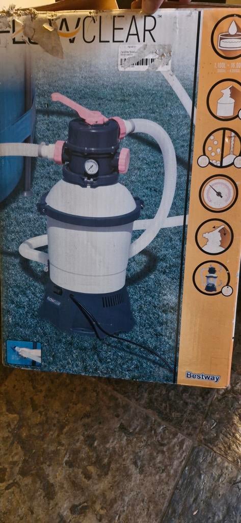 Bestway Flowclear Zwembadpomp Zandfilterpomp Compleet, Tuin en Terras, Zwembaden, Ophalen, Nieuw, Opzetzwembad