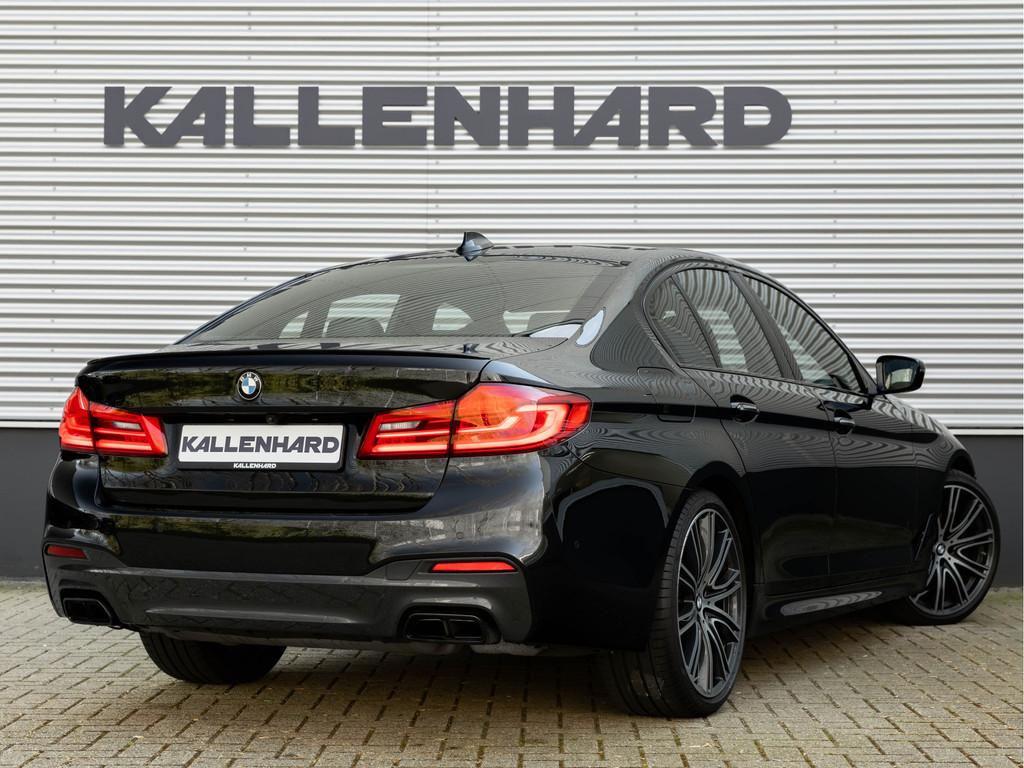 BMW 5 Serie M550i xDrive - Nappa Leder - Standkachel - Parki, 12 maanden, Gebruikt, 4395 cc, Zwart