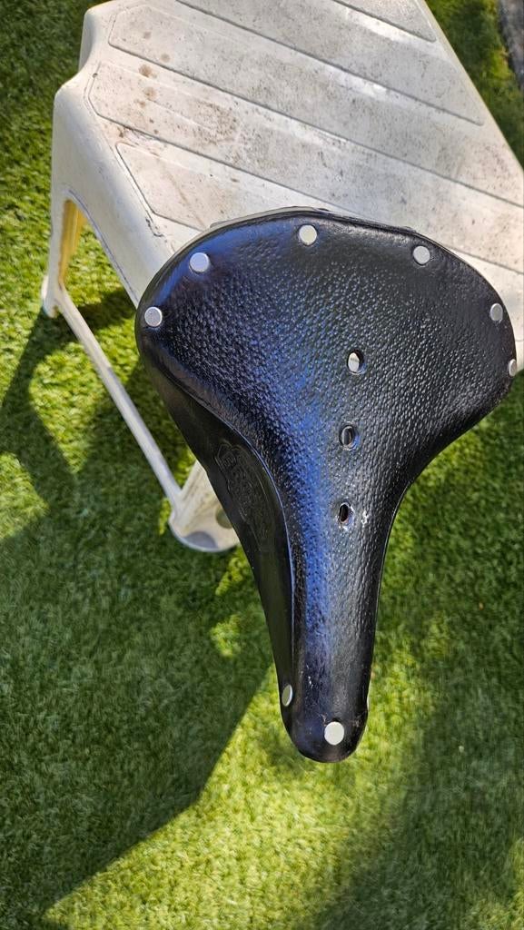 Brooks B66S zadel, Fietsen en Brommers, Fietsonderdelen, Leer, Ophalen of Verzenden, Zo goed als nieuw, Brooks