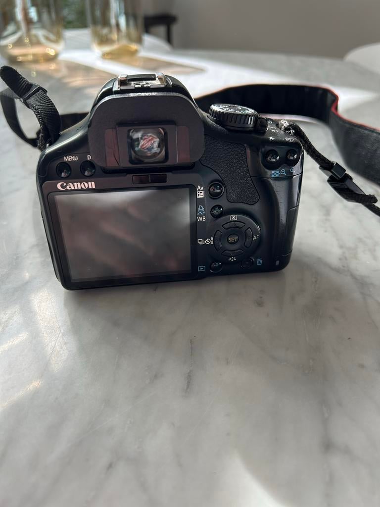 Canon EOS 450D Spiegelreflexcamera met accessoires, Ophalen, Gebruikt, Spiegelreflex, Canon