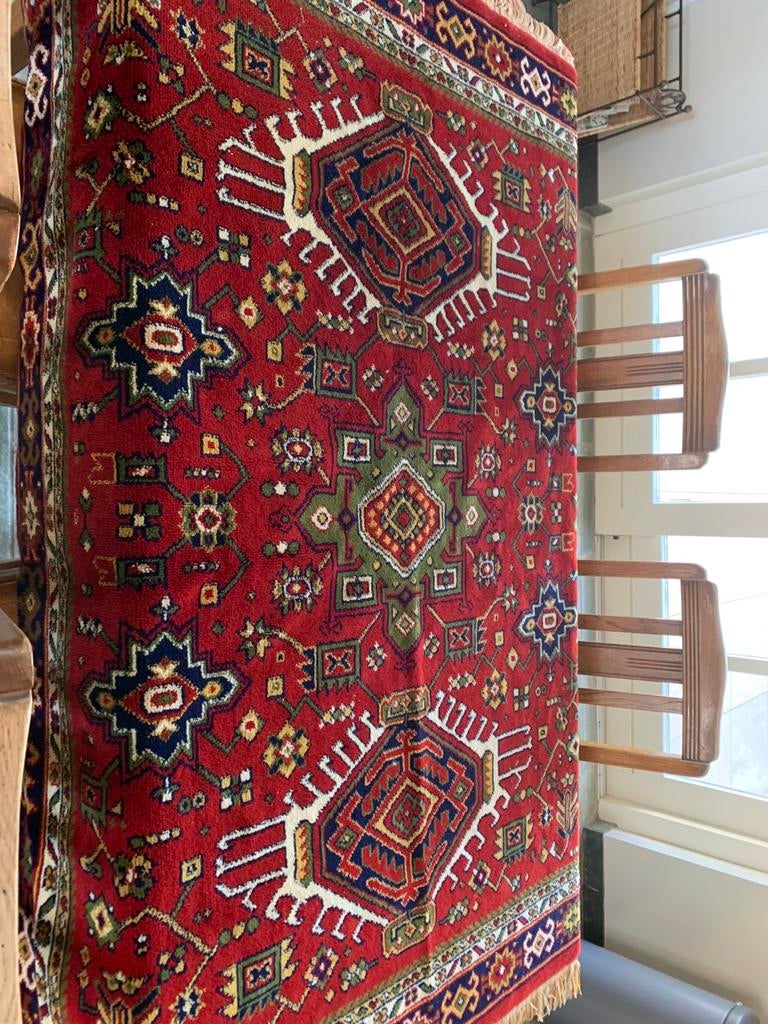 Tapijt en/of vloerkleed. Retro jaren 50 stijl, Ophalen, Zo goed als nieuw, 150 tot 200 cm, Overige kleuren