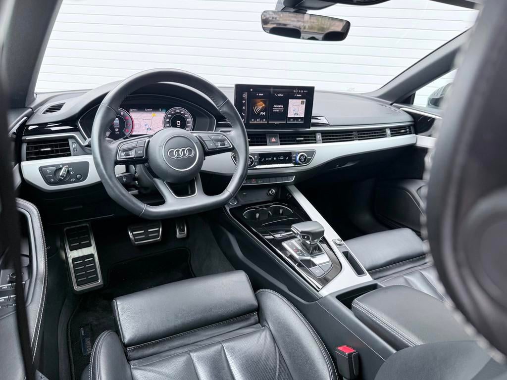 Audi A5 Sportback 40 TFSI 190PK|CRUISE|T.HAAK|LEER|LED|, Auto's, Gebruikt, 1984 cc, 1465 kg, Zwart