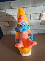 Babysmurf Lamp ( kap ) Melek Fecht 1999, Ophalen of Verzenden, Gebruikt, Babysmurf, Gebruiksvoorwerp