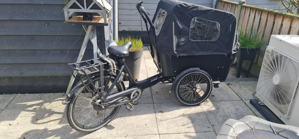 Elektrische bakfiets Voque, Huif, Zo goed als nieuw, 2 kinderen, Ophalen