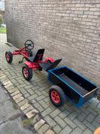 Skelter met duozit en aanhangwagen, Kinderen en Baby's, Speelgoed | Buiten | Skelters, Ophalen, Gebruikt, Berg, Duozit