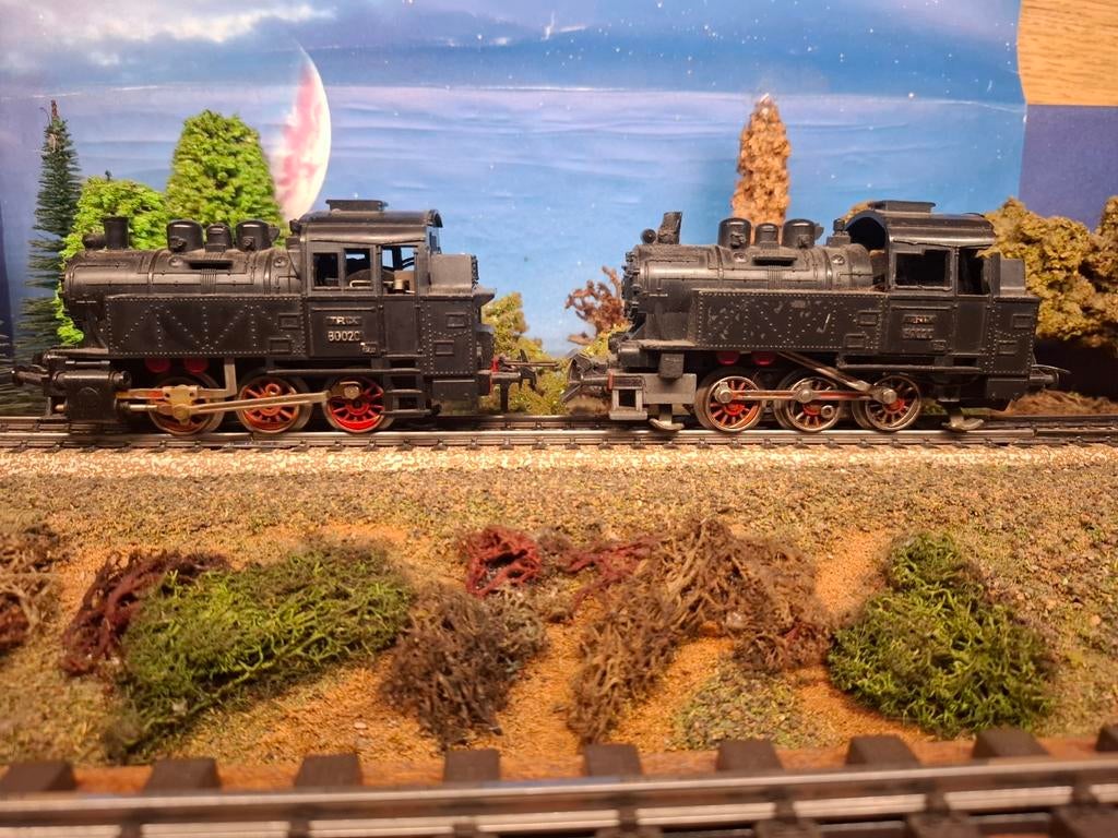 2 trix express lokjes in ho, Hobby en Vrije tijd, Modeltreinen | H0, Gebruikt, Trix, Ophalen of Verzenden, Analoog