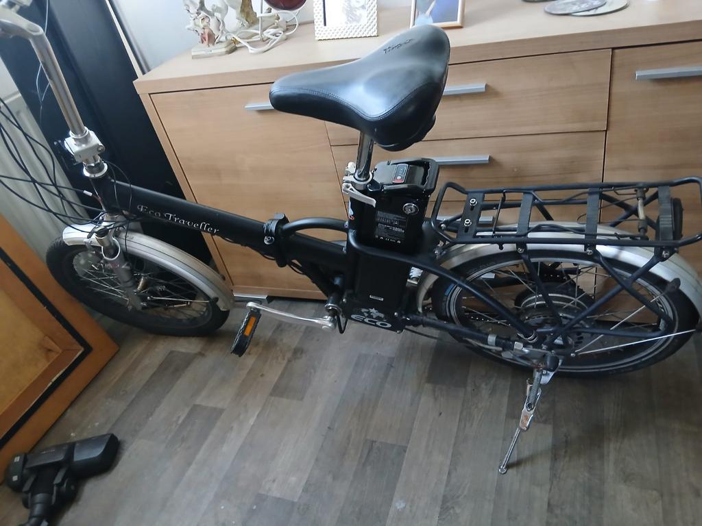 Eco Traveller opvouwbare elektrische fiets, Fietsen en Brommers, Ophalen, Gebruikt, 30 tot 50 km per accu, Overige merken