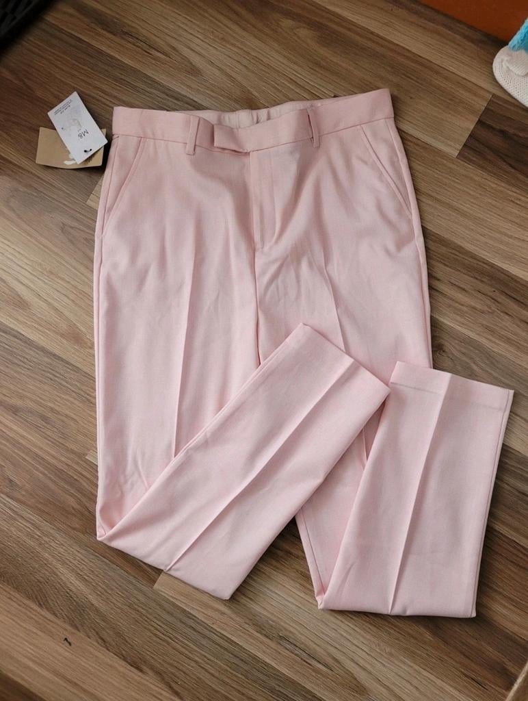 Roze Slim Fit Broek - Marks & Spencer (Nieuw), Broek, Meisje, Nieuw, Ophalen of Verzenden